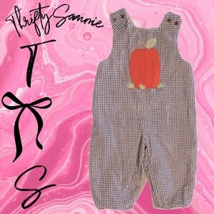 bailey boys pumpkin fall overalls 12 months